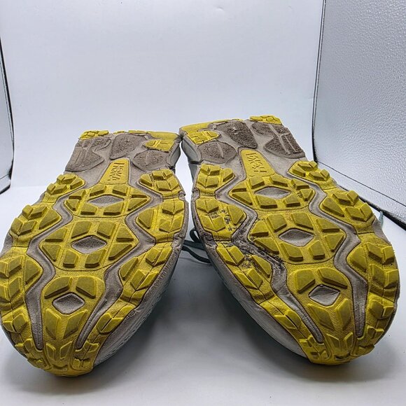 Hoka One One Challenger ATR 7 Womens 8.5B Green Yellow Running Shoes Lightweight - Picture 11 of 13